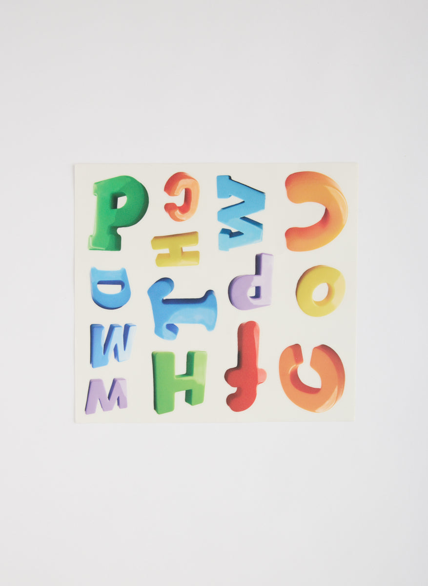 Magnet Sticker Sheet | Tibi Multi