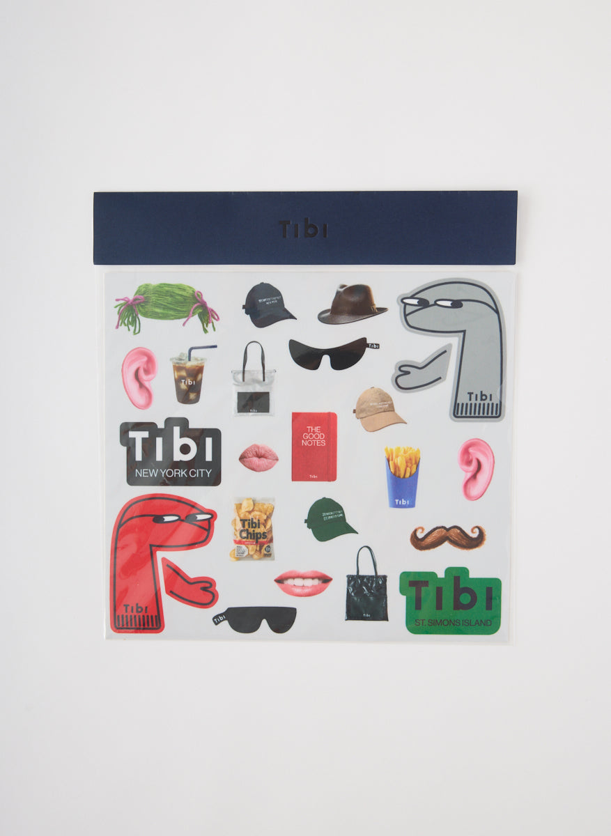 Borg Dress Up Sticker Sheet | Tibi Multi