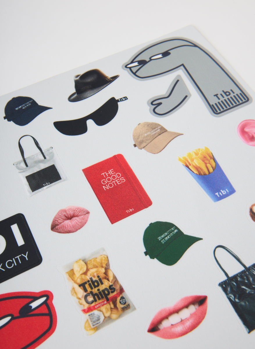 Borg Dress Up Sticker Sheet | Tibi Multi