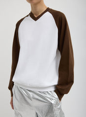 Perfect T-Shirt Vintage Sweatshirt | Tibi Brown Multi