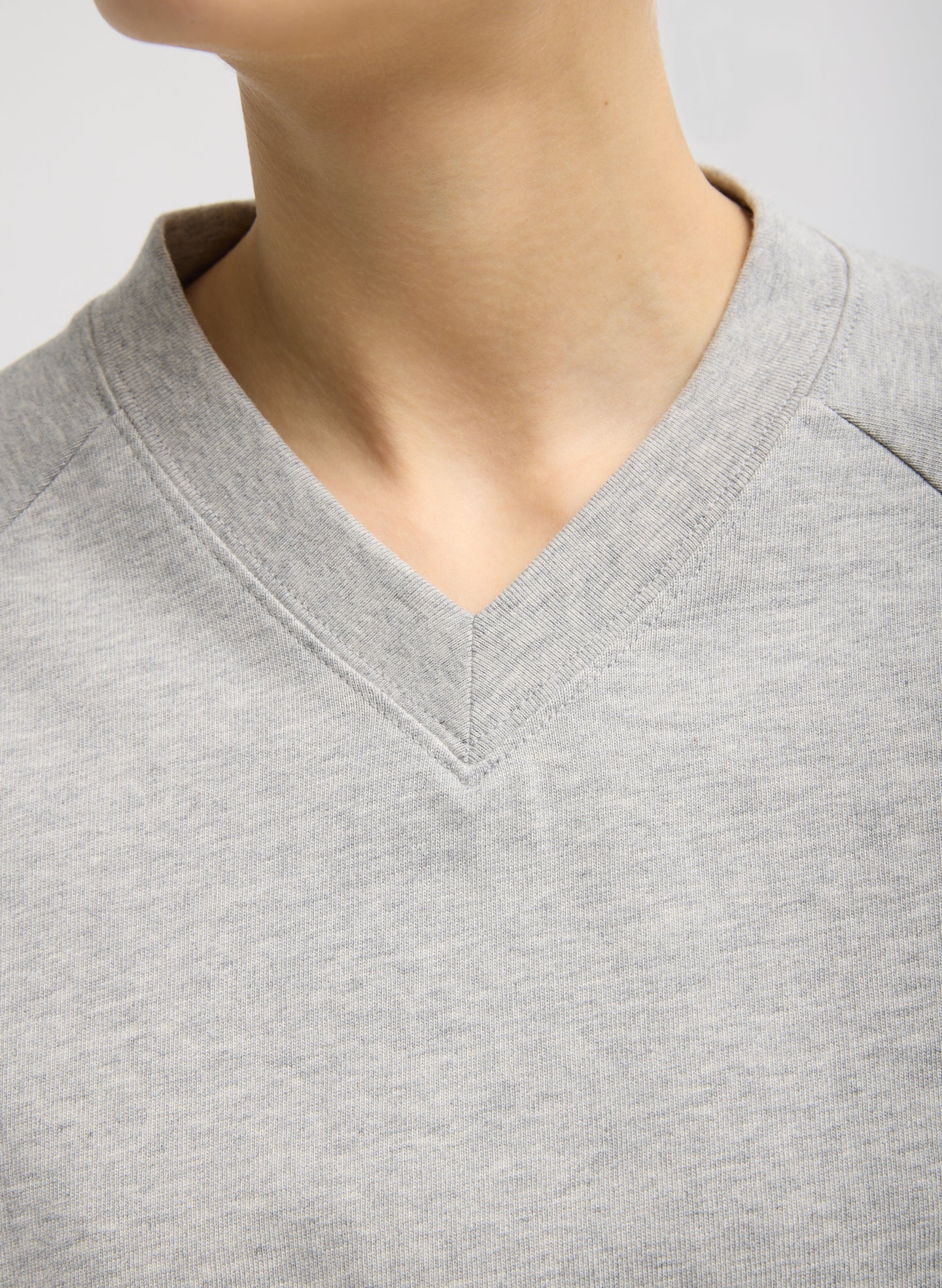 Perfect T-Shirt Vintage Sweatshirt | Tibi Heather Grey
