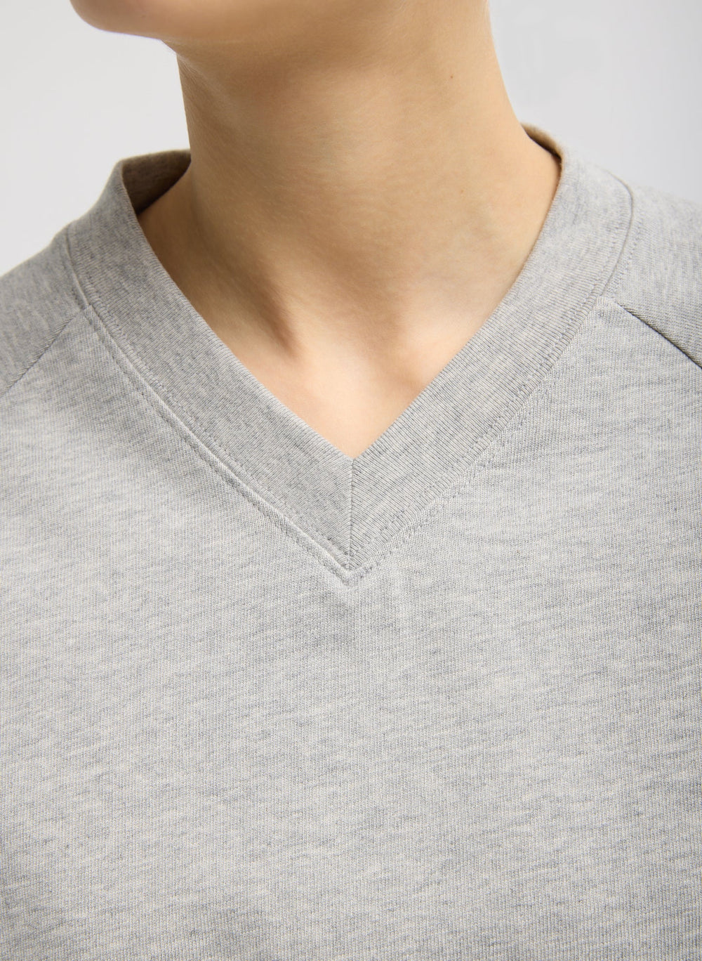 Perfect T-Shirt Vintage Sweatshirt | Tibi Heather Grey