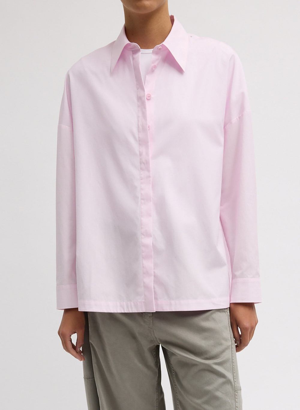 Gabe Oversized Shirt | Tibi Pink