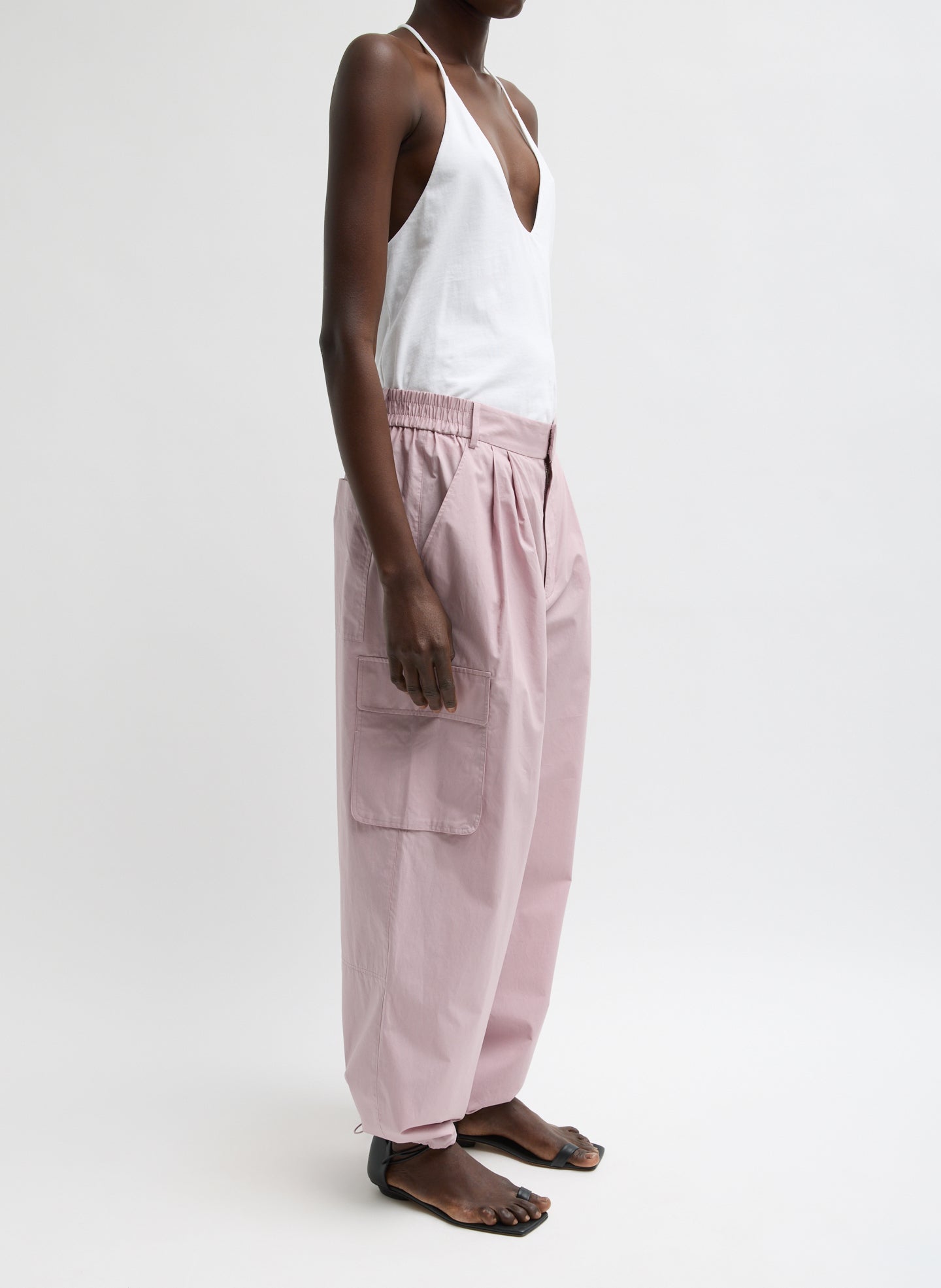 Racerback Tank | Tibi White