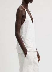 Racerback Tank | Tibi White