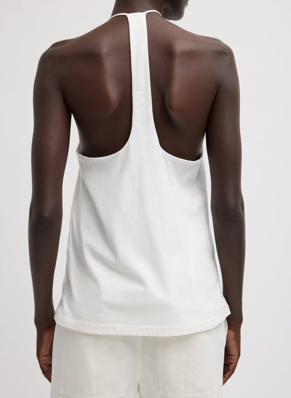 Racerback Tank | Tibi White