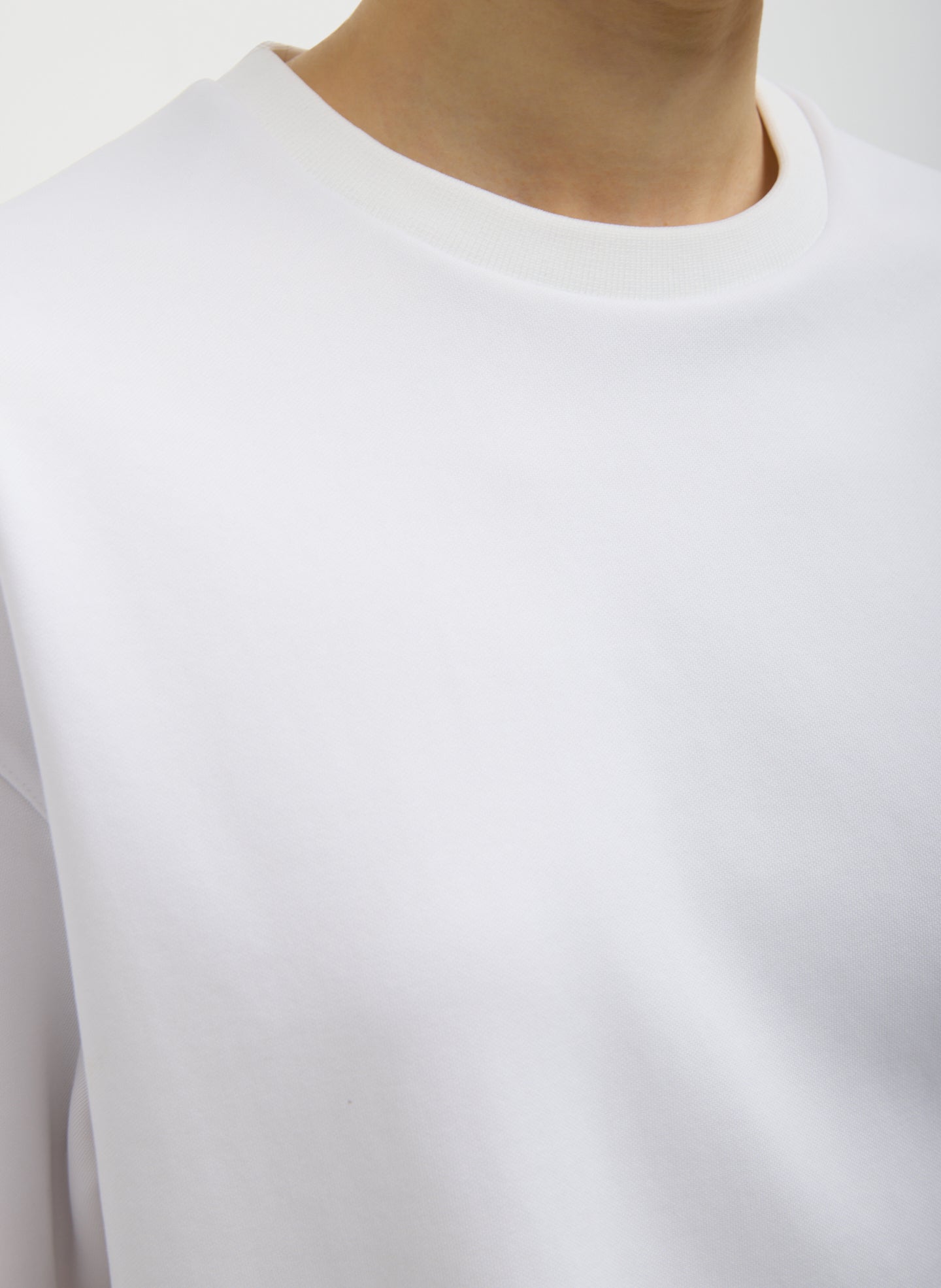 Active Knit Easy T-Shirt | Tibi White