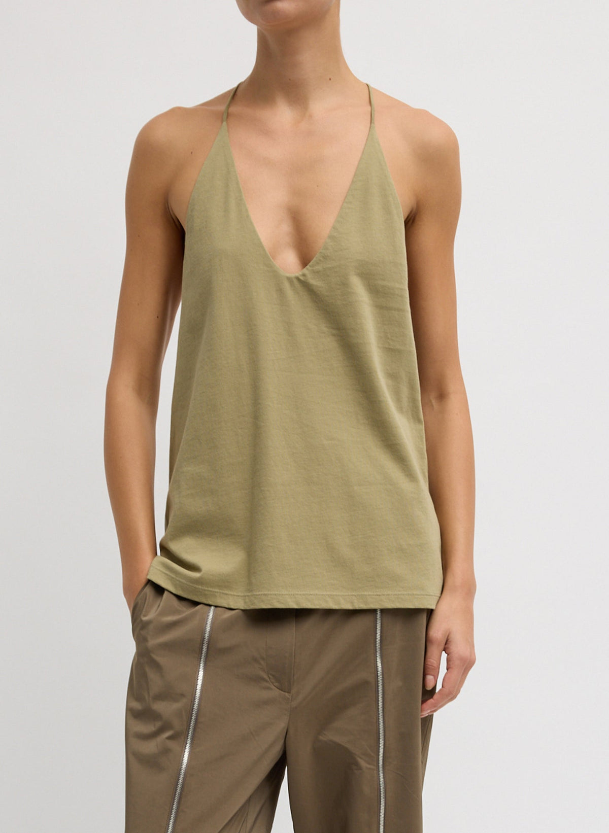 Racerback Tank | Tibi Fennel