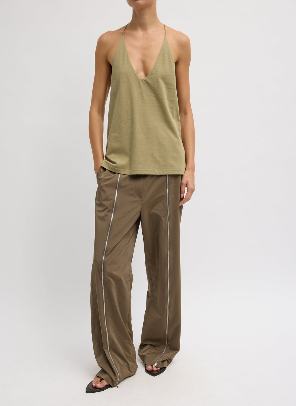 Racerback Tank | Tibi Fennel