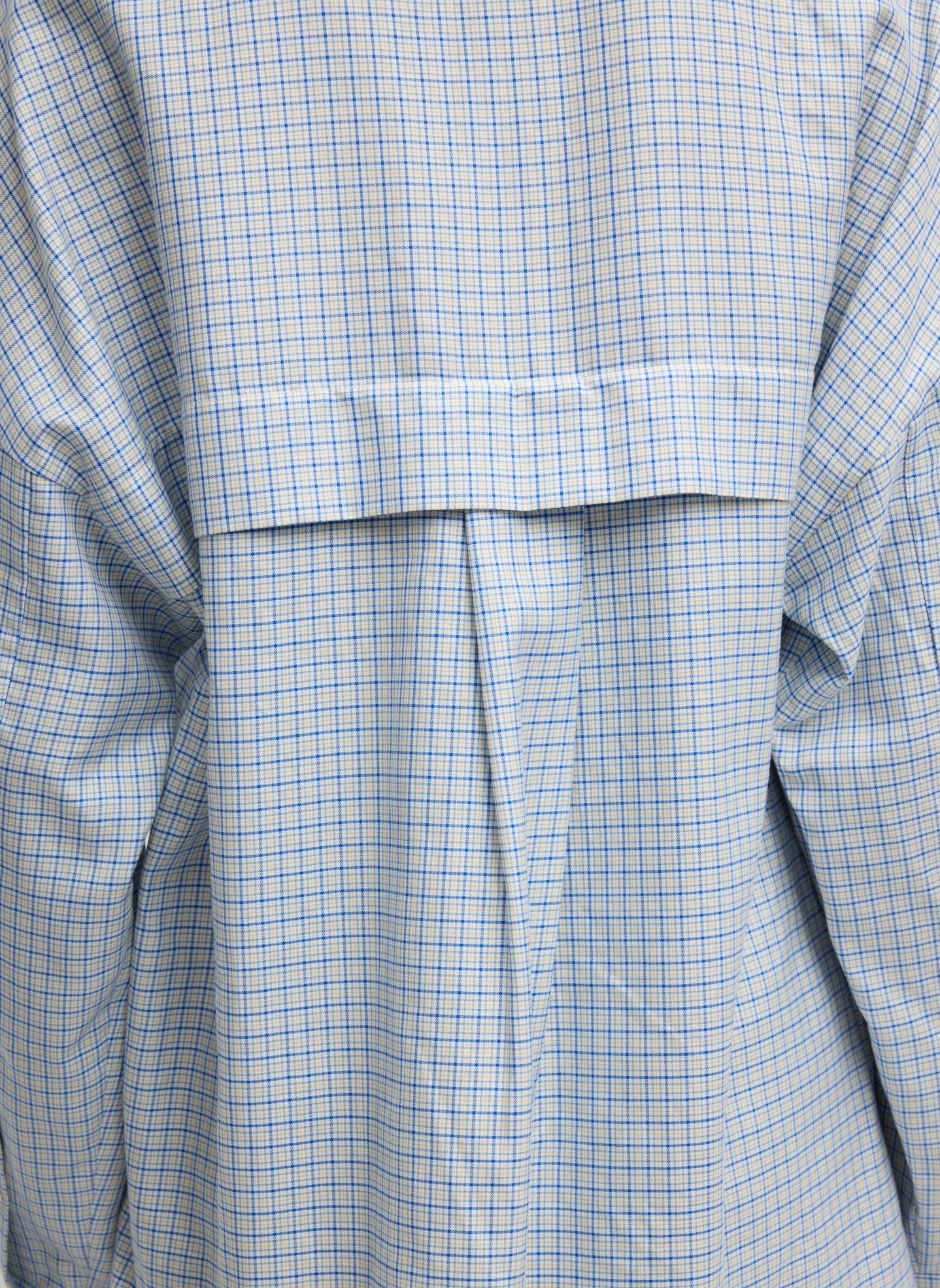 Linus Check Oversized Shirt | Tibi Blue Multi