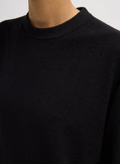 Sable Oversized Easy T-Shirt | Tibi Black