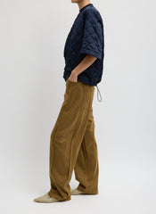 Cozy Quilting Anorak T-Shirt | Tibi Navy
