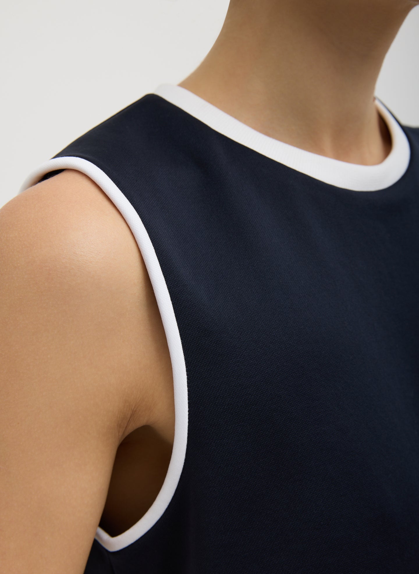 Active Knit Flip Tank | Tibi Navy
