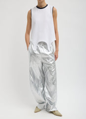 Active Knit Flip Tank | Tibi White