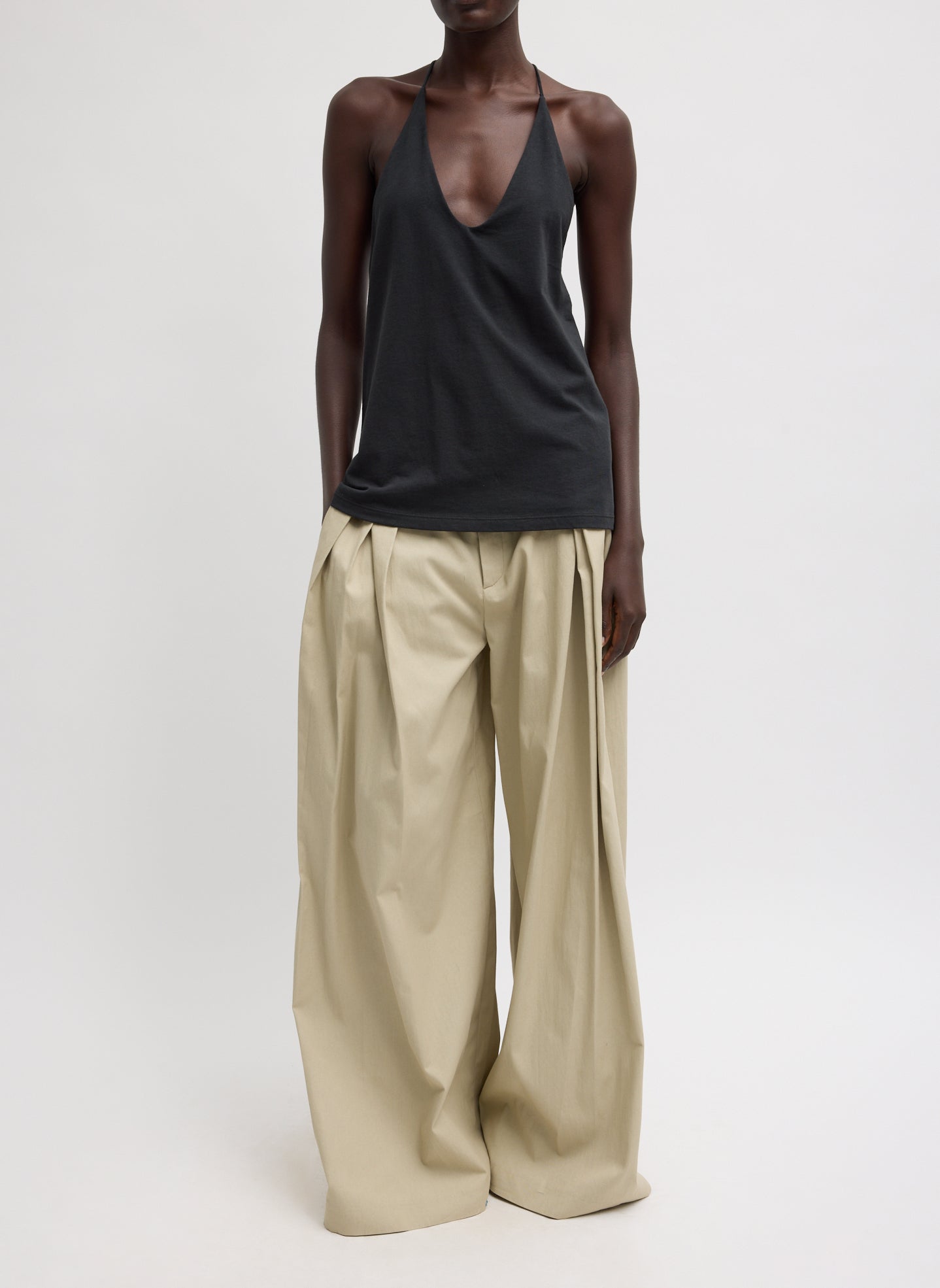 Racerback Tank | Tibi Black