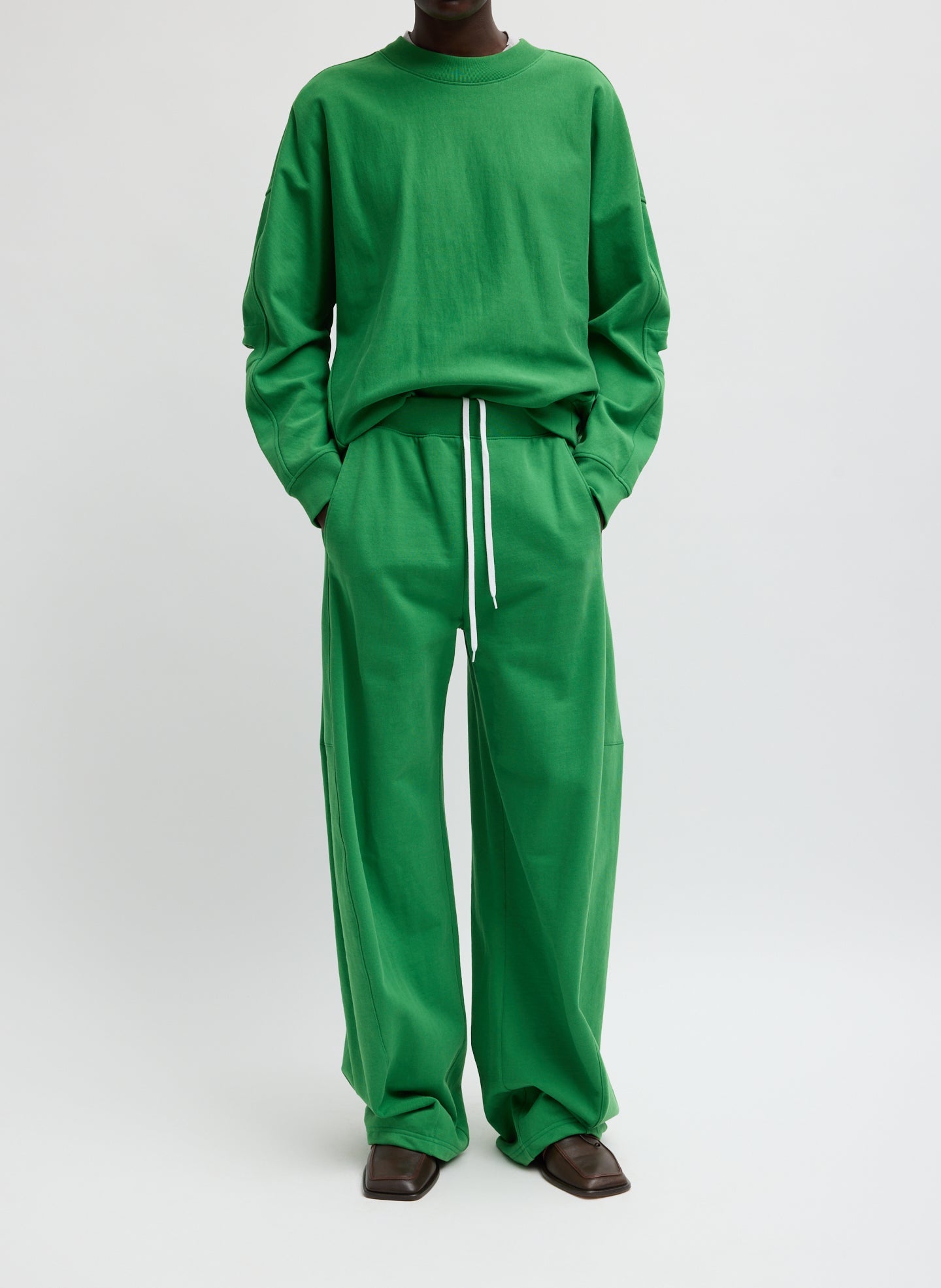 Sweatshirting Winslow Pant | Tibi Green