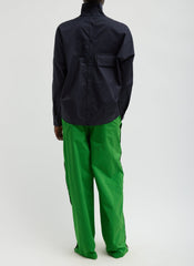 Nylon Snap Pull On Jogger | Tibi Green